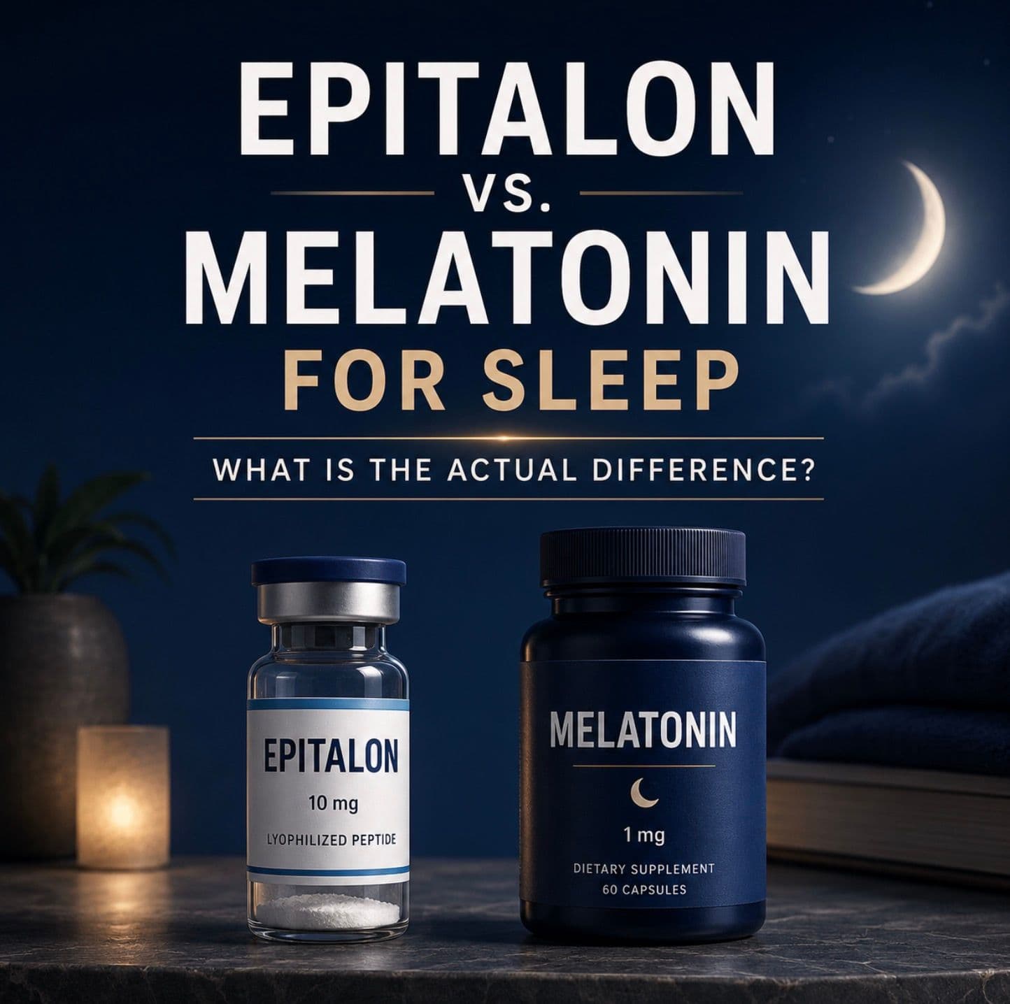 Epitalon vs Melatonin for sleep