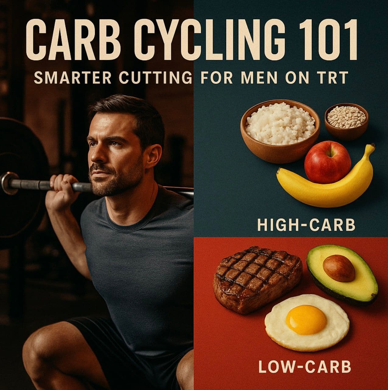 Carb Cycling 101: A Strategy for Men on TRT Looking to Cut