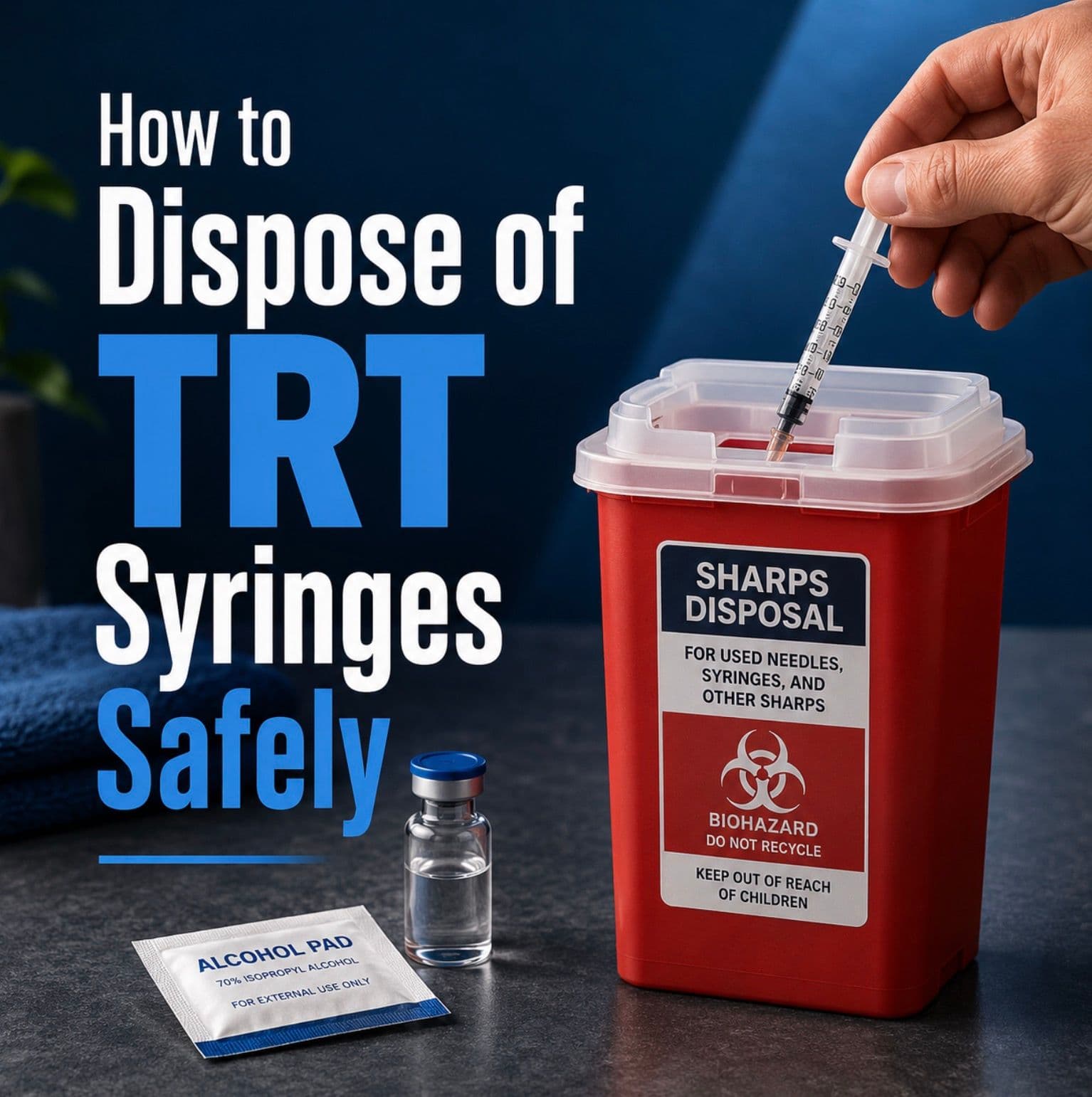How to Dispose of TRT Needles and Syringes Safely