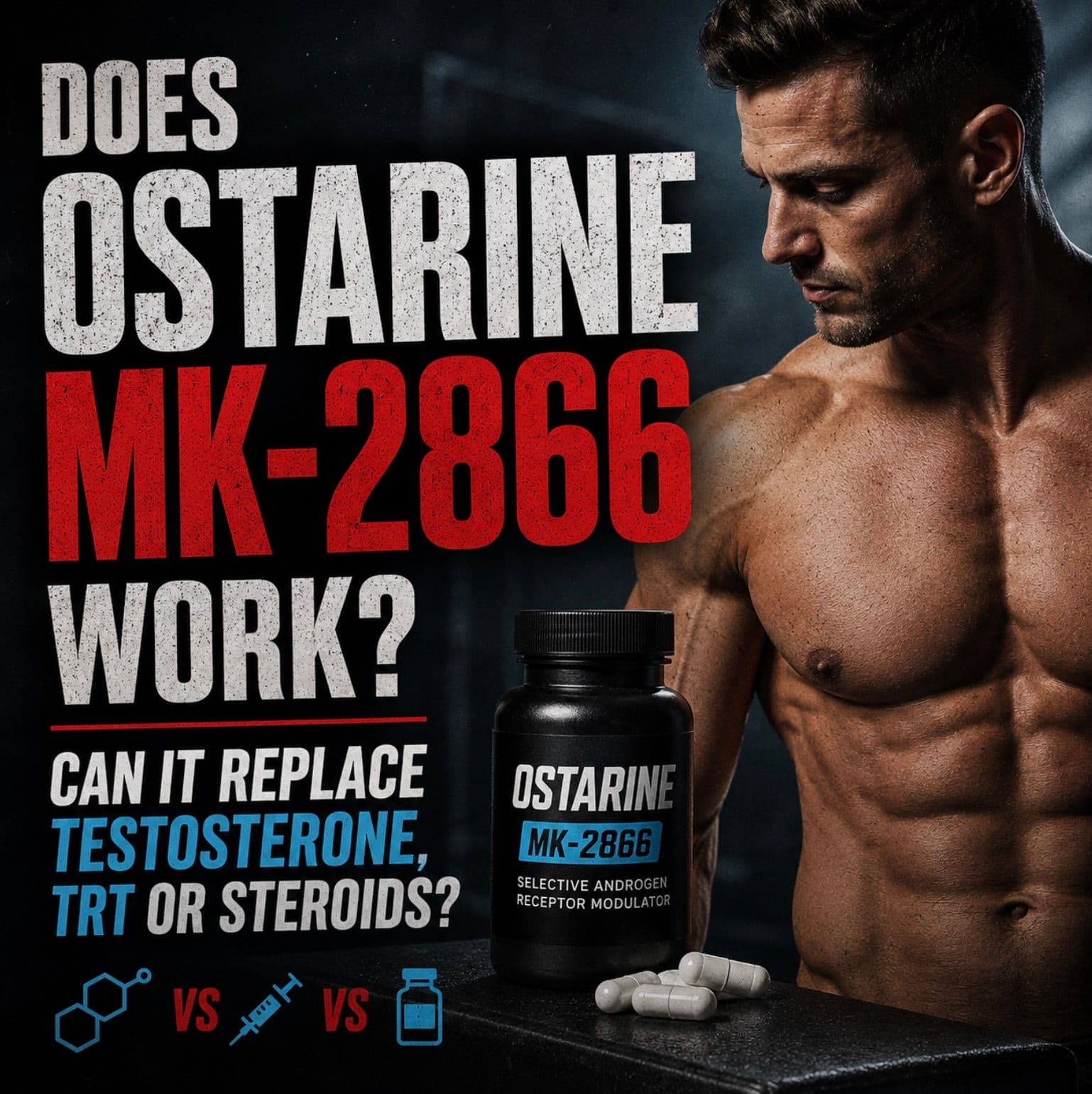 Does Ostarine (MK‑2866) Work? Can It Replace Testosterone?