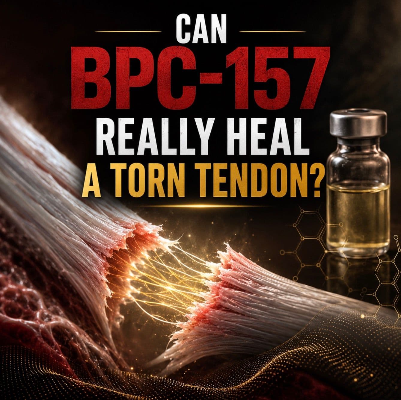 Can BPC-157 Really Heal a Torn Tendon? The Evidence Is More Complicated Than Social Media Suggests