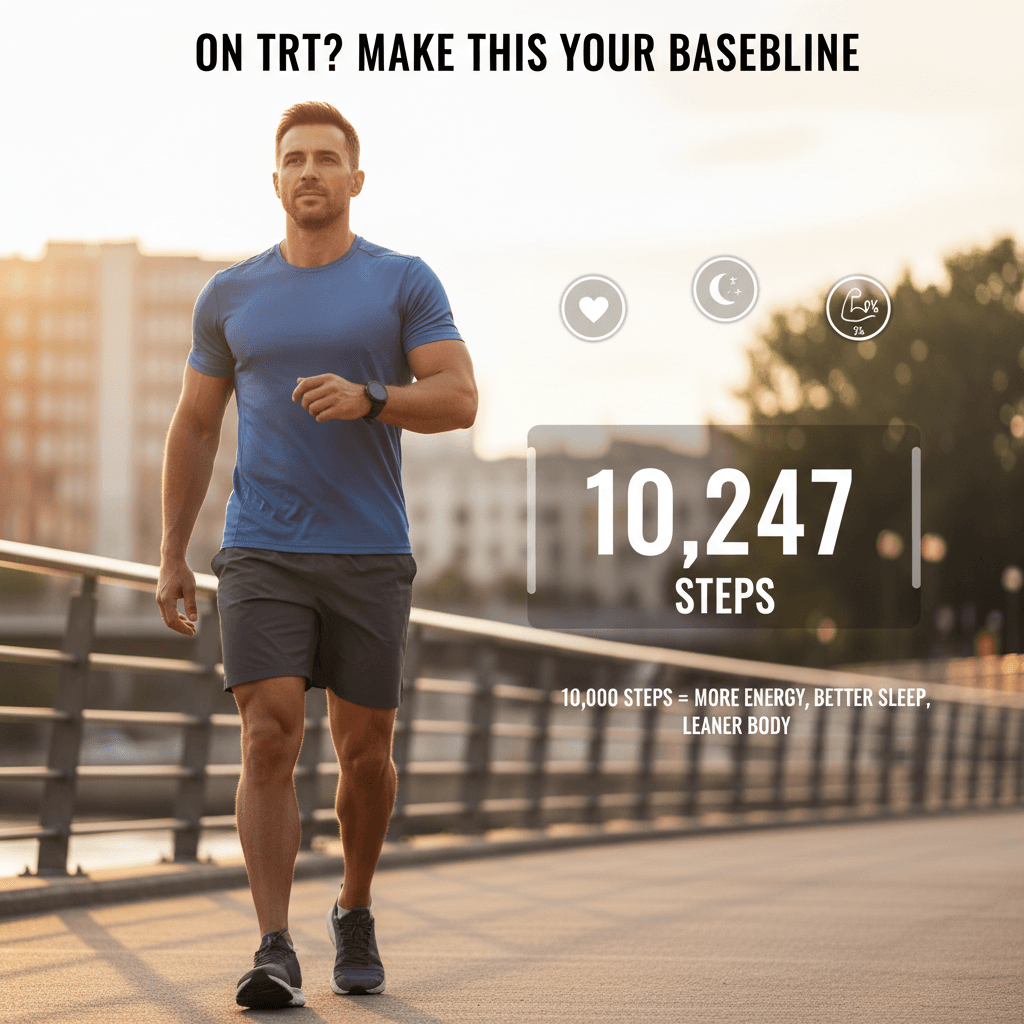 The 10,000 Steps Rule on TRT: Why Walking Matters More Than You Think