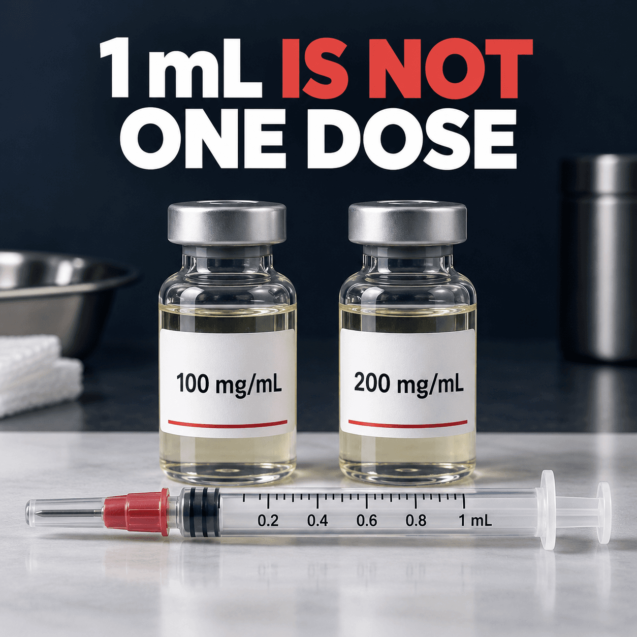 Is 1 mL of Testosterone a Week Enough? Dose vs. Volume Explained