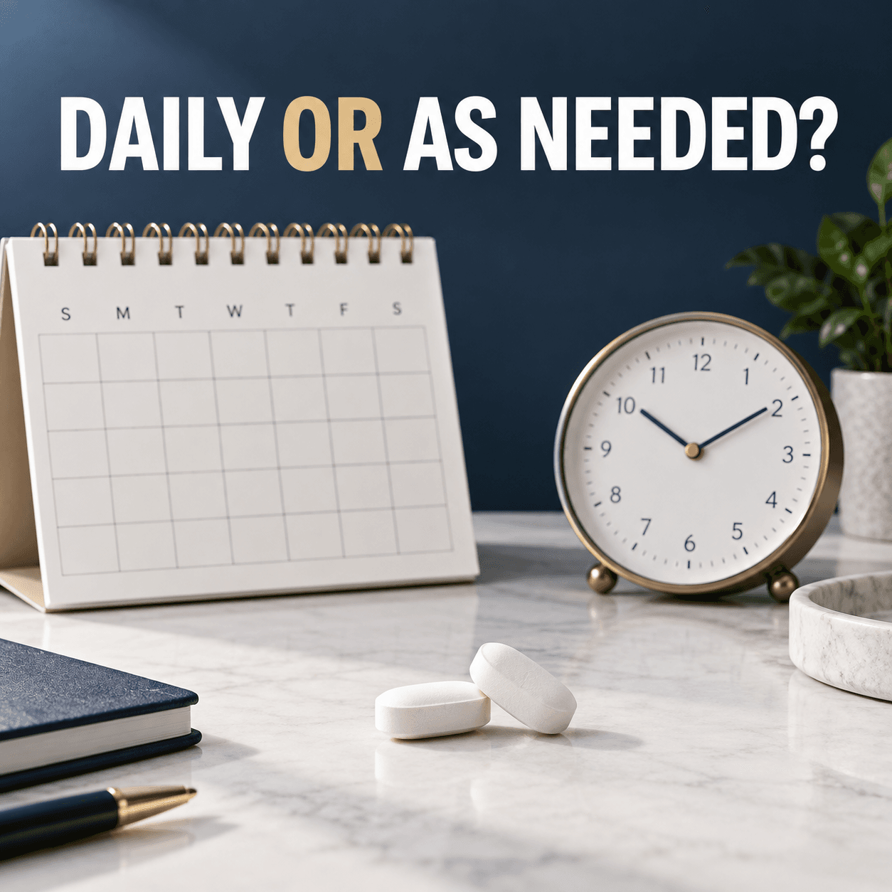 Daily Tadalafil vs. Sildenafil as Needed: How the Options Compare
