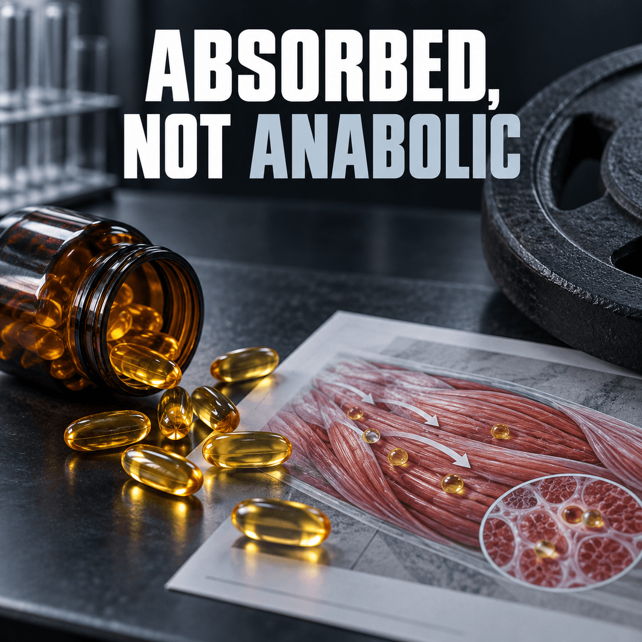 Fish Oil Reached the Muscle but Did Not Add More Muscle