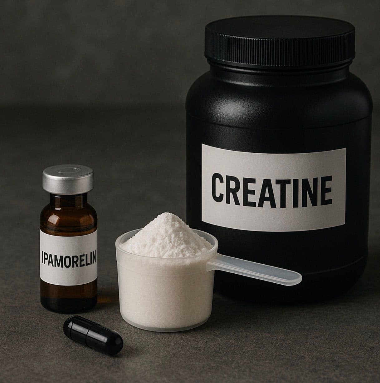 The Muscle Stack: TRT + Creatine + Ipamorelin