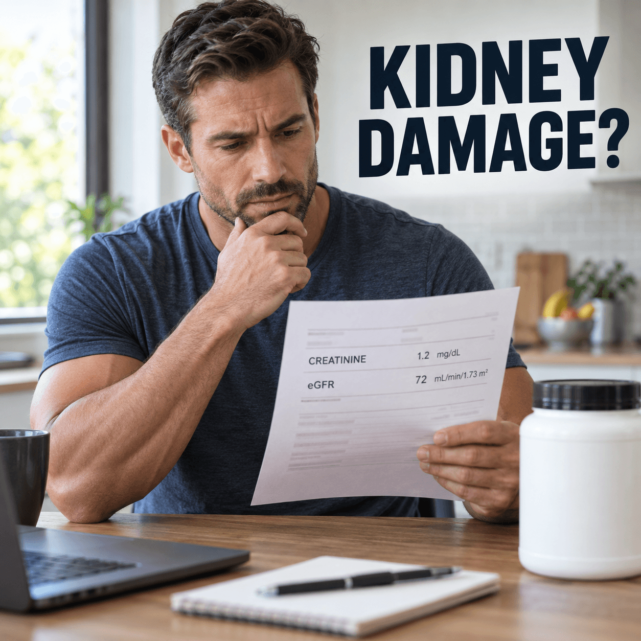 Your eGFR Dropped After You Built Muscle. Did Your Kidneys Actually Get Worse?